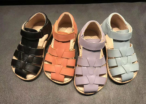 Cow Leather Kids Sandals Shoes