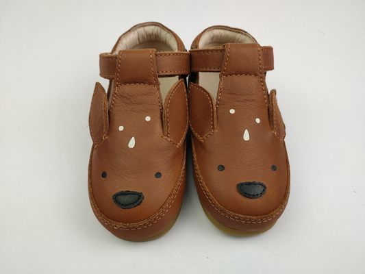 Boys Girls Cowhide Toddler Animal Shoes