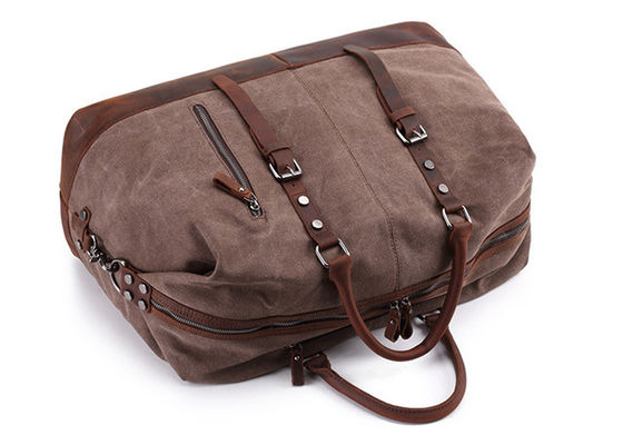 Cotton Canvas Travel Duffel Backpack