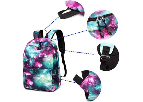 High School Fits 15Inch Laptop Galaxy Kids Backpack
