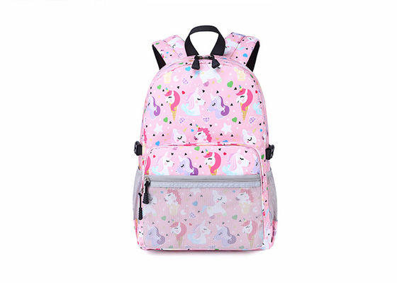 Pink Unicorn 3pcs Lightweight School Backpack