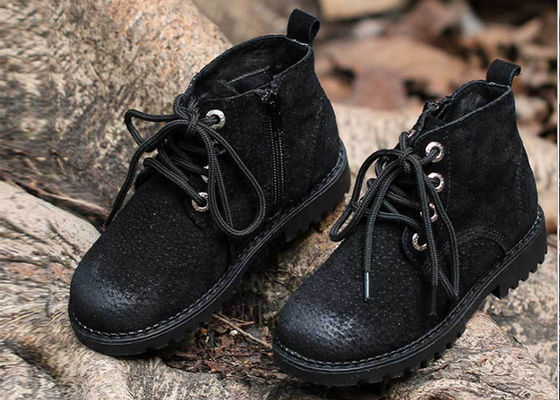 Winter Snow Boots Stylish Kids Shoes Boots Lace-Up Side Zipper Shoes 23-30