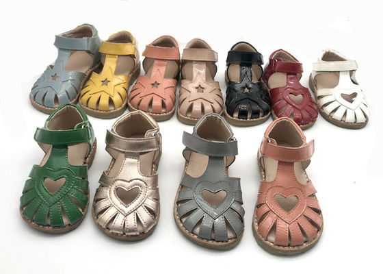 Kids Sandals Shoes With Adjustable Closure Colorful Sandals For Girls In Summer