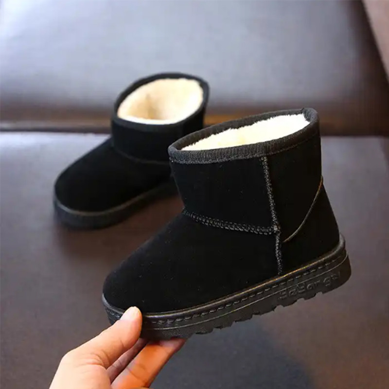 Classic Boys / Girls Winter Warm Snow Boots Middle Tube Artificial Fur Lining