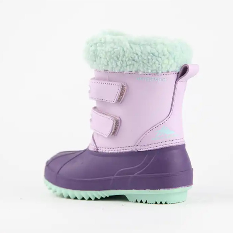 Young Girl Warm Winter Boots Mid-Tube Lightweight Waterproof