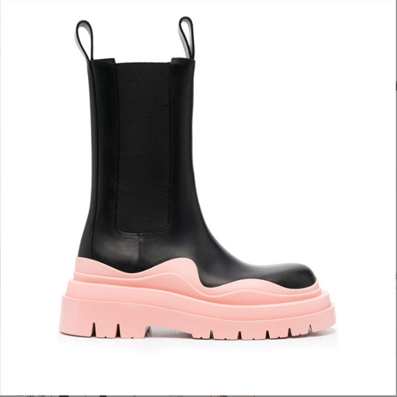 New Trend OEM ODM Custom Logo Chelsea Boots Fashion Luxury Female Waterproof Shoes