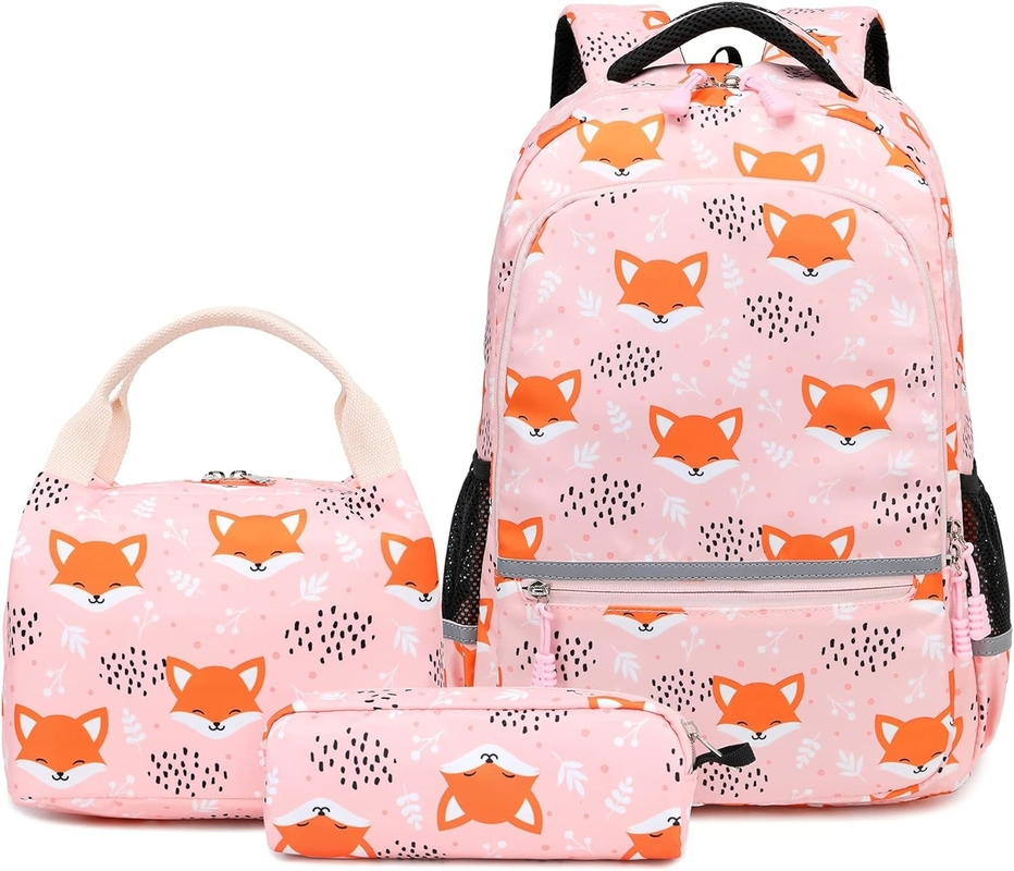 Soekidy Backpacks For Girls Backpack For School Fox Unicorn Backpack Kids Backpack Set, Preschool Bookbag