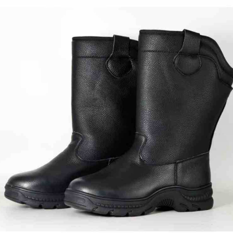 Plus Velvet Genuine Leather Martin Boots Warm Cotton Boots Autumn And Winter Riding