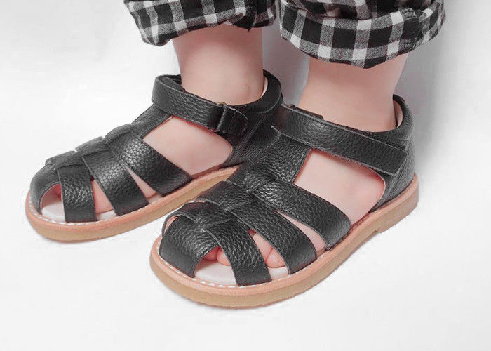 3 Colors Closed Toe EU25 Childrens Summer Shoes Kids Slippers Sandals
