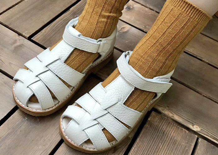 Cow Leather Kids Sandals Shoes