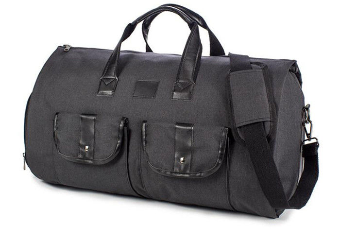 Mens Polyester Lightweight Packable Duffle Carry On Travel Weekender Bag With Shoes