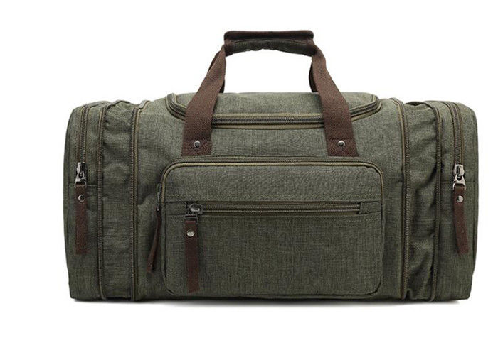 Canvas 5 Colors Overnight Carry On Size Duffel Bag