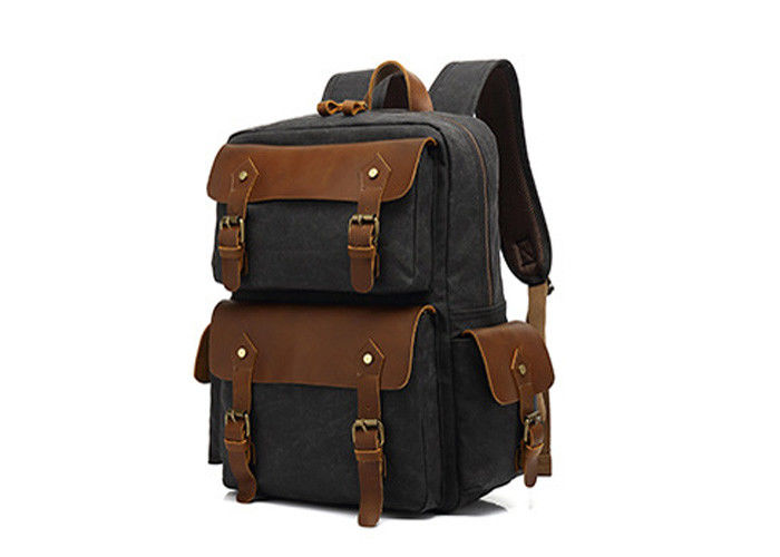 Multipurpose Canvas Camera Travel Backpack Dirtproof Carry On Travel Bag For Women