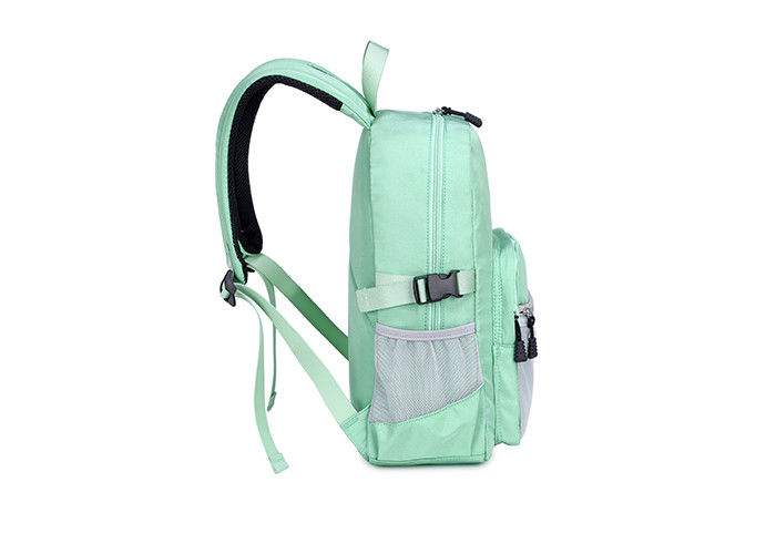 SOEKIDY Green Daily Travel Waterproof School Backpack 30*15*43cm Customized Logo