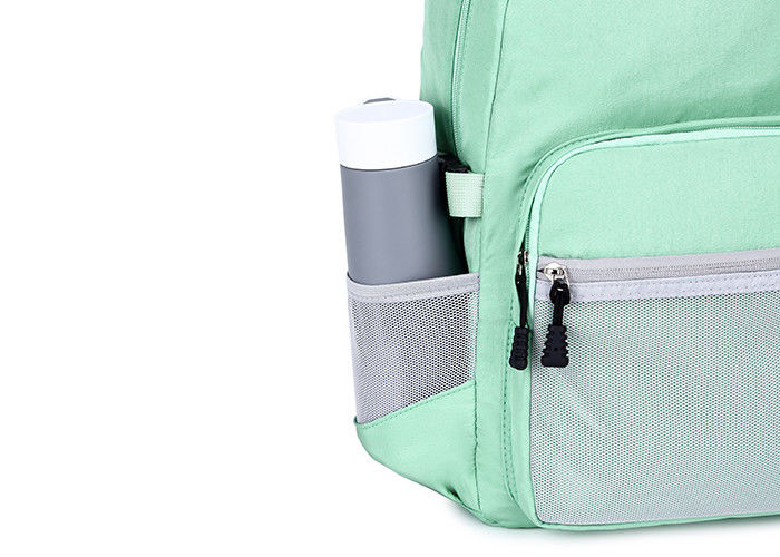 SOEKIDY Green Daily Travel Waterproof School Backpack 30*15*43cm Customized Logo