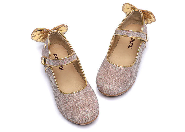 Wedding Party Tape Buckle Toddler Ballerina Shoes