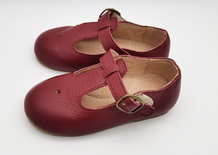 PU Leather Mary Jane Children Dress Shoes EU 21-30 Baby Walking Shoes