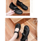 Antislip Girls School Shoes Uniform Shoes First-Layer Real Leather 2023 Customization