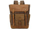 Vintage Real Leather Travel Duffel Backpack