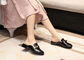 Breathable Lining Square Toe 3cm Heeled Womens Shoes