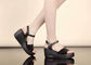 Women Studded Platform Open Toe Buckle Sandal