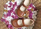 Spring Summer Toddler Girl Real Leather Sandals