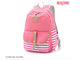 Teens Girls USB Charger Lightweight School Backpack