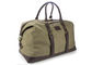Zipped Pockets PU Leather Travel Duffel Backpack