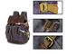Fits 14 Inch Laptop Canvas Rucksack Casual Daypack