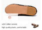 Rubber Outsole Deer Velvet Leather Baby Walking Shoes