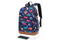 Waterproof Zipper Closure Trendy School Backpacks
