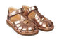 size 23-30 Close Toe Flat Sandals With Cute Heart Print