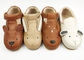 Non Slip 13.5cm 19.5cm Leather Baby Walking Shoes CE CPC
