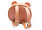 Zipper Closure CPC Cowhide Leather Purses Cute Backpack