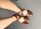 Anti Slippery Size20-31 Cowhide Real Leather Dress Sandals