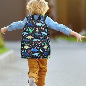 dinosaur backpack black backpack