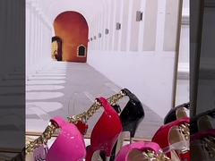 Women High Heeled Sandals Ultra High Pointed Thin Heeled High Heels Fashionable Women Shoes